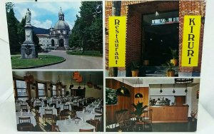 Vintage Postcard Kiruri Restaurant Loyola Azpeitia Spain Jatetxea