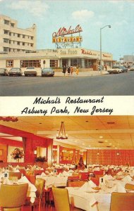 MICHAL'S RESTAURANT Asbury Park, NJ Coffee Shop Roadside c1960s Vintage Postcard