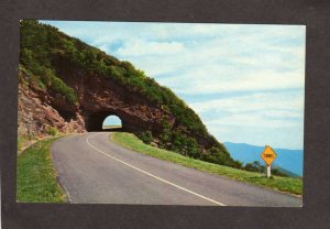 NC Tunnel Blue Ridge Parkway Craggy Gardens North Carolina nr Asheville Postcard