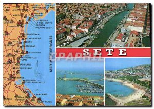 Postcard Modern Littoral Languedoc Sete