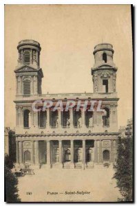 Postcard Old Paris Saint Sulpice