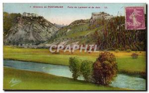 Old Postcard From Around Pontarlier Strong Larmont and Joux