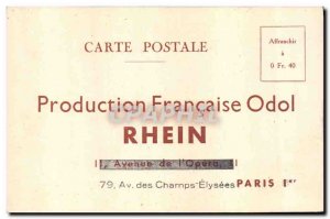 Postcard Old French Advertisement Production Odol Rhein Avenue of & # 39Opera...
