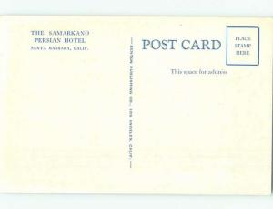 Pre-1980 HOTEL SCENE Santa Barbara California CA H0392