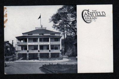 CT The Canfield in CANAAN CONNECTICUT CONN Postcard PC