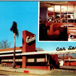 c1950s Pasadena, CA Gwinn's Restaurant US Hwy 66 Postcard Dexter Mellinger A91