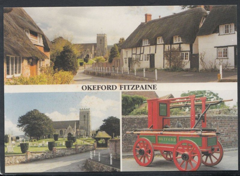 Dorset Postcard - Views of Okeford Fitzpaine, Blackmore Vale     RS6037