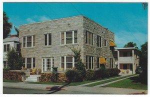 Fort Lauderdale, Florida, Vintage Postcard View of Stanley's Beach Apartments