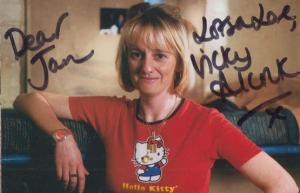 Victoria Alcock Bad Girls Eastenders Hand Signed Cast Photo