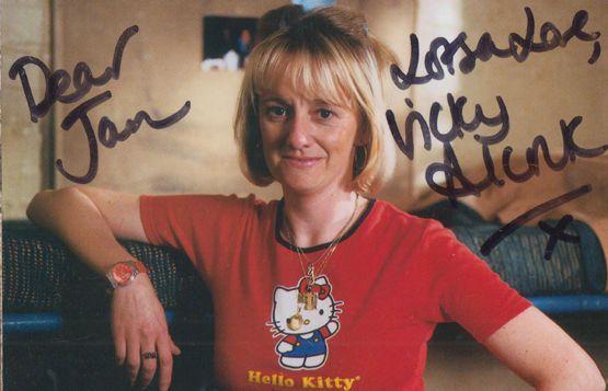 Victoria Alcock Bad Girls Eastenders Hand Signed Cast Photo