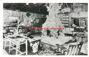 AZ, Mesa, Arizona, RPPC, Saguaro Lake Ranch, Interior View, Photo