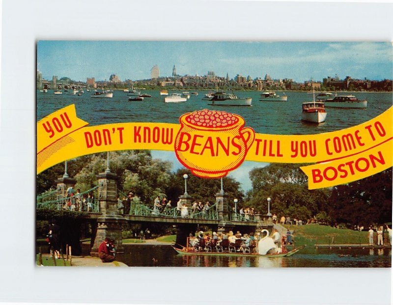 Postcard You Don't Know Beans Till You Come To Boston, Massachusetts