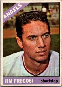 1966 Topps Baseball Card Jim Fregosi California Angels sk1948