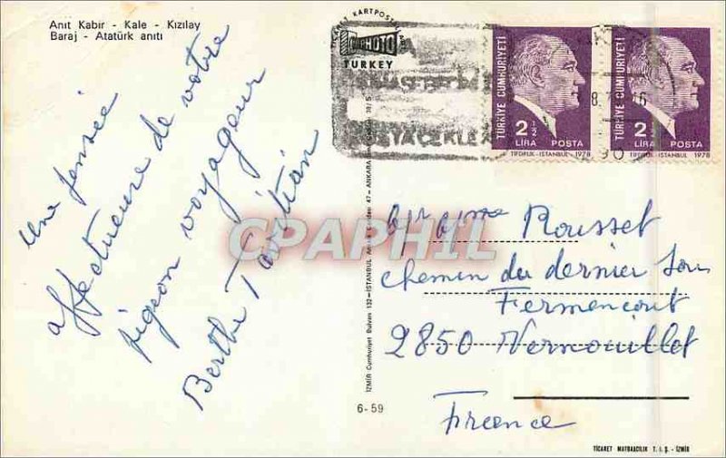 Postcard Modern Ankara