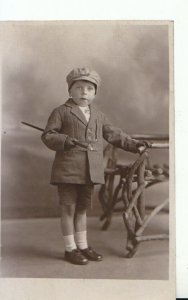 Ancestor Photo Postcard - Real Photo of Boy Called Clifford Owen - Ref TZ129