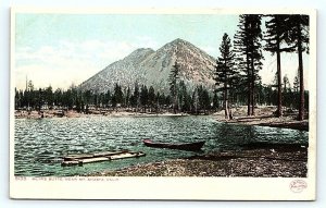 MT. SHASTA, CA California ~ MUIR'S BUTTE aka Black Butte c1900s Detroit Postcard