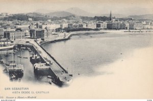 SAN SEBASTIAN , Spain,  1901-07 ; Vista Desde El Castillo