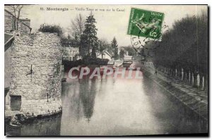 Old Postcard Montargis Old Tower and Canal View