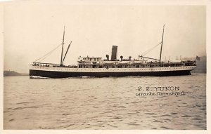 SS Yukon Alaska Steamship Co. Real Photo Unused 