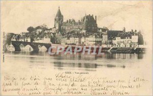 Postcard Old Gien Vue Generale (map 1900)