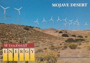 California Mojave Desert Windmill Energy