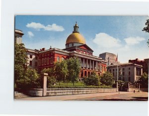 Postcard State House, Boston, Massachusetts