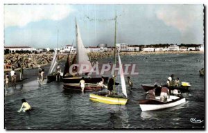 Royan - The Beach - Postcard Modern