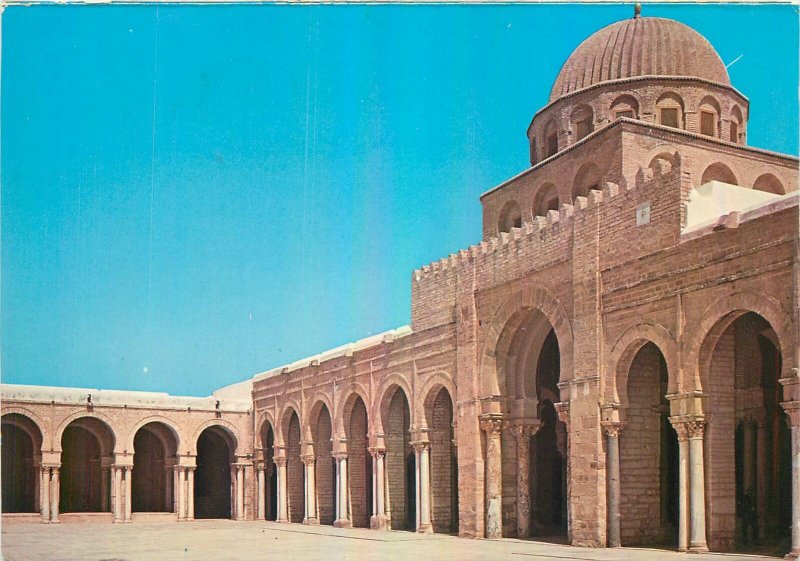 Tunisia Postcard Kairouan prayer ball exterior view