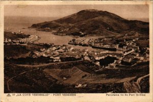 CPA PORT-VENDRES Panorama vu du Fort St-Elne (680847)