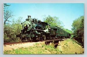 Valley Railroad Depot Essex Connecticut CT Steam Locomotive Postcard UNP VTG 