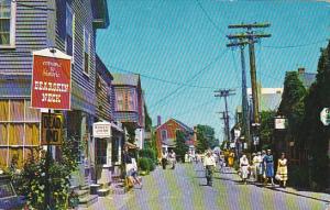 Massachusetts Rockport Bearskin Neck Shopping Area Street Scene