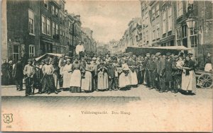 Netherlands Den Haag Voldersgracht The Hague Vintage Postcard 01.45