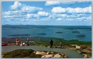 Mt. Desert Island Maine 1963 Postcard Bar Harbour and Porcupine Islands