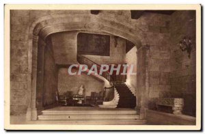 Old Postcard Chateau de Grignan L & # 39escalier d & # 39honneur
