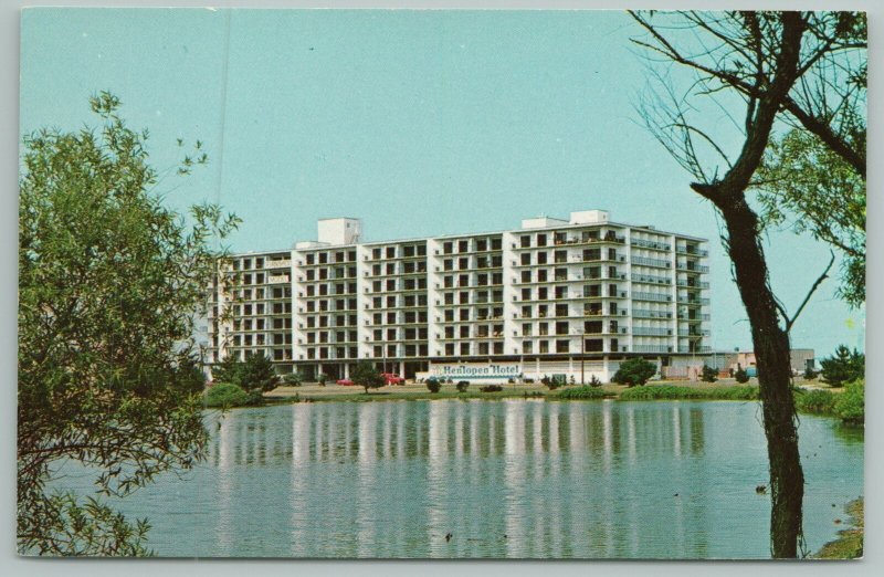 Rehoboth Beach Delaware~Best Western Henlopen Hotel~Vintage Postcard