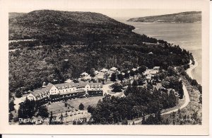 RPPC CANADA, Nova Scotia, Digby Pines Hotel, NS, Aerial Ocean View