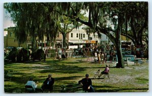 WINTER PARK, FL Florida~ SIDEWALK ARTS FESTIVAL  Rexall 1967 Postcard