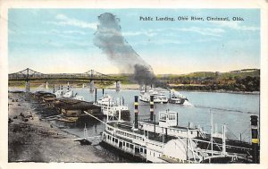 Public Landing, Ohio River Cincinnati, Ohio OH