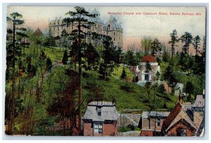 Eureka Springs Arkansas AR Postcard Memorial Chapel Crescent Hotel c1910 Antique