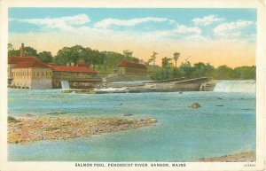 Bangor, Maine Penobscot River Salmon Pool WB Unused