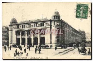 Old Postcard Marseille Hotel Post