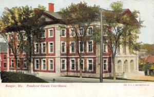 BANGOR, ME  Maine  PENOBSCOT COUNTY COURTHOUSE  Court House c1900's UDB Postcard