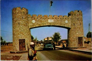 Jamrud, NWFP Pakistan  BAB-E-KHYBER  Khyber Pass Gate~Man/Gun  4X6 Postcard