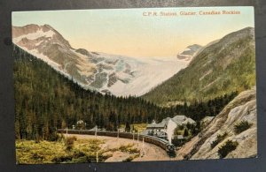 Mint Vintage Railroad C R P Station Glacier Canadian Rockies Canada RPPC