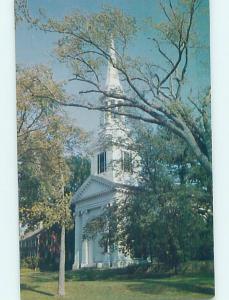 Pre-1980 CHURCH SCENE Cape Cod - Sandwich Massachusetts MA AD0867