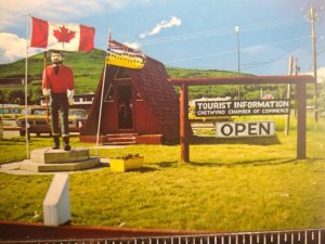 Postcard - The Little Giant - Chetwynd, Canada