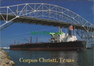 America Postcard - Texas, Corpus Christi Port & Harbor Bridge RR19561