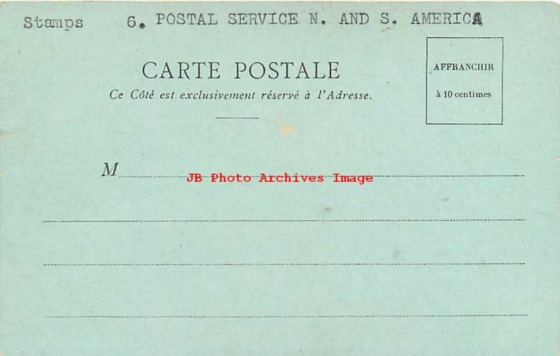 Venezuela Stamp Postcard, La Poste au Venezuela