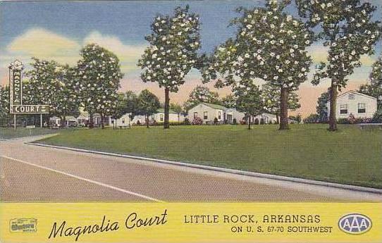 Arkansas little Rock Magnolia Court Curteich