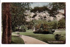 Bench in Cozy Corner, Public Gardens Halifax, Nova Scotia,